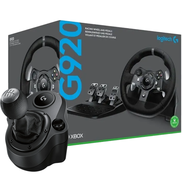Logitech G920 Driving Force Steering Wheels & Amp Pedals And Shifter ...