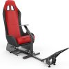 DEADSKULL Gaming Chair with Racing Wheel Stand Driving Cockpit