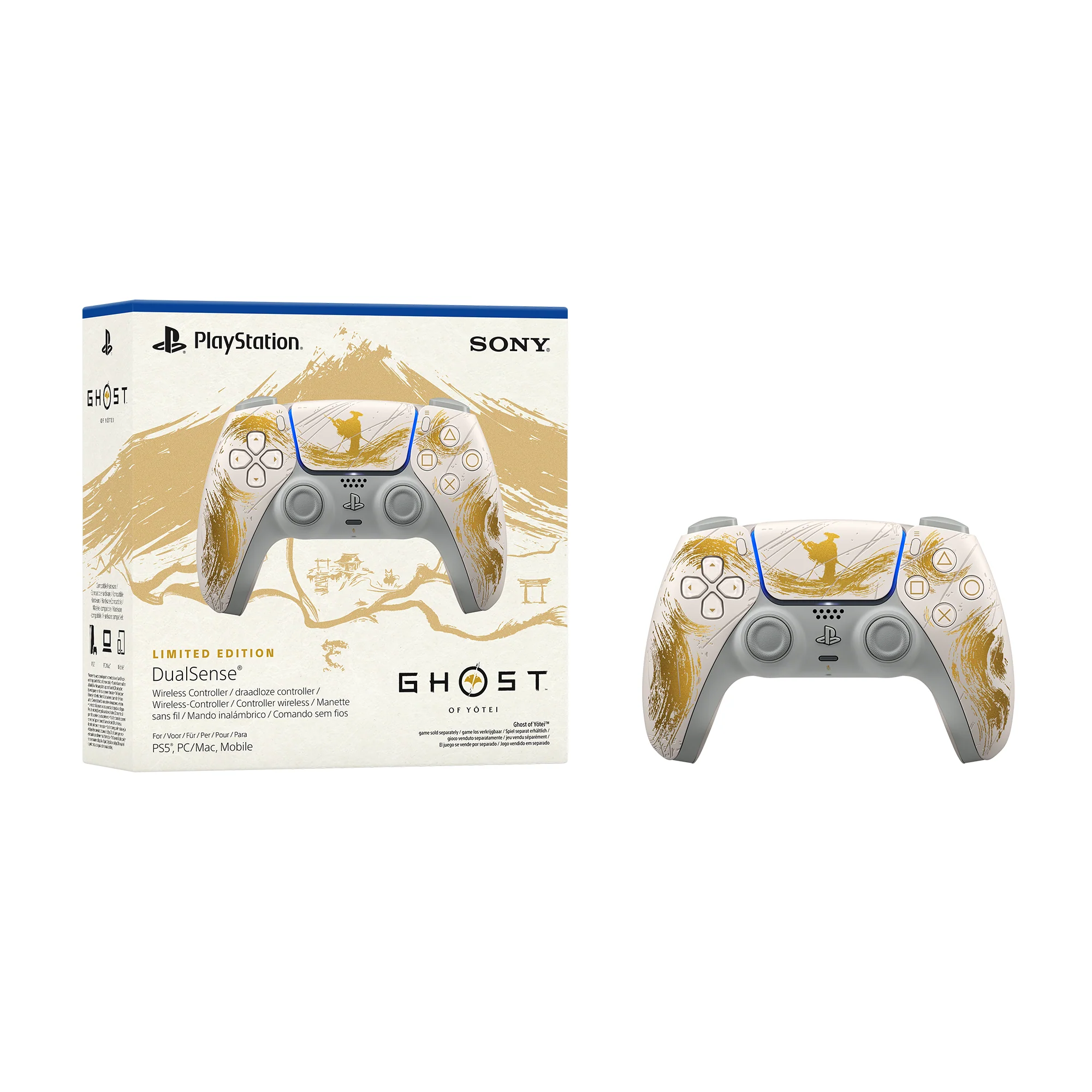 PS5 DualSense Ghost of Yōtei Gold Limited Edition Controller Price